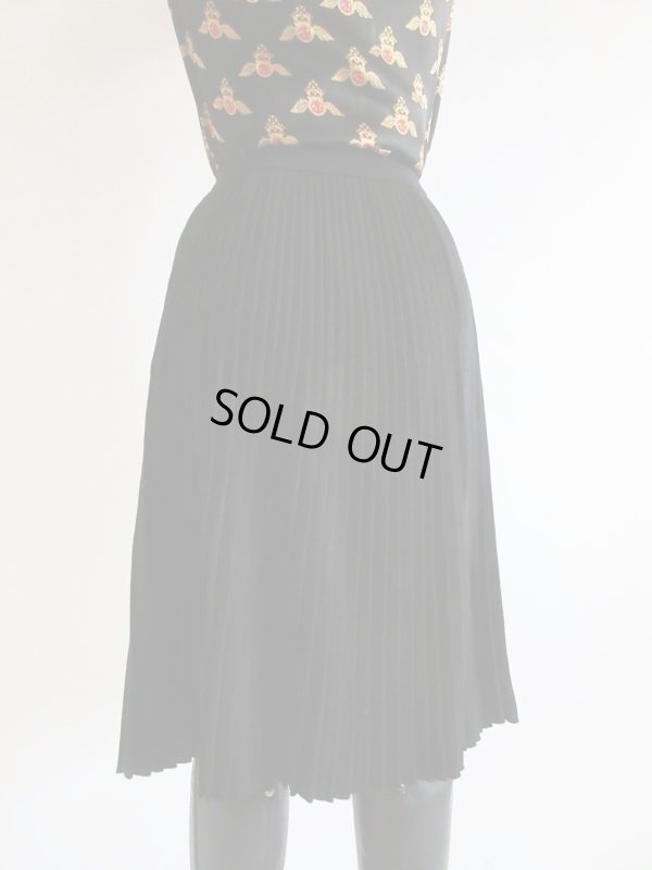 画像6: 【伸縮性バンザイ*】ウエストゴムのプリーツスカート