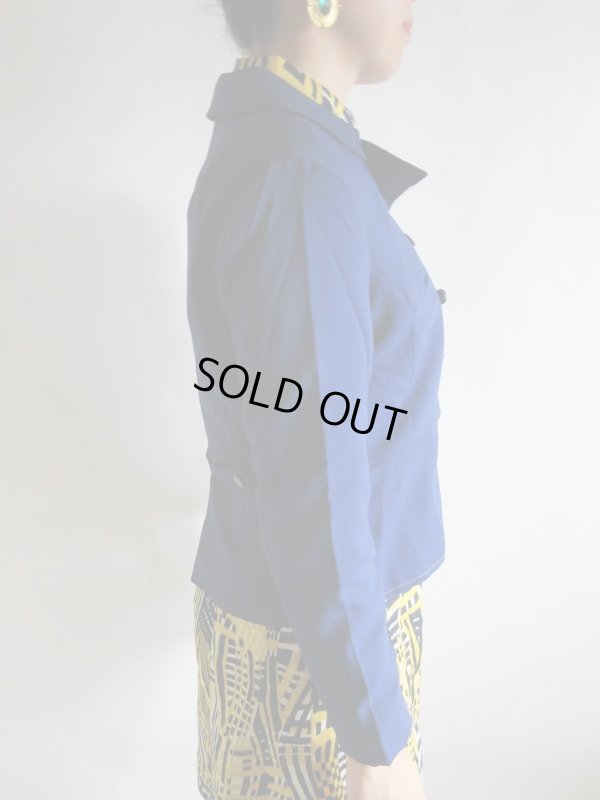 画像4: 【差し色使いに*】シンプルデザインのレトロジャケット