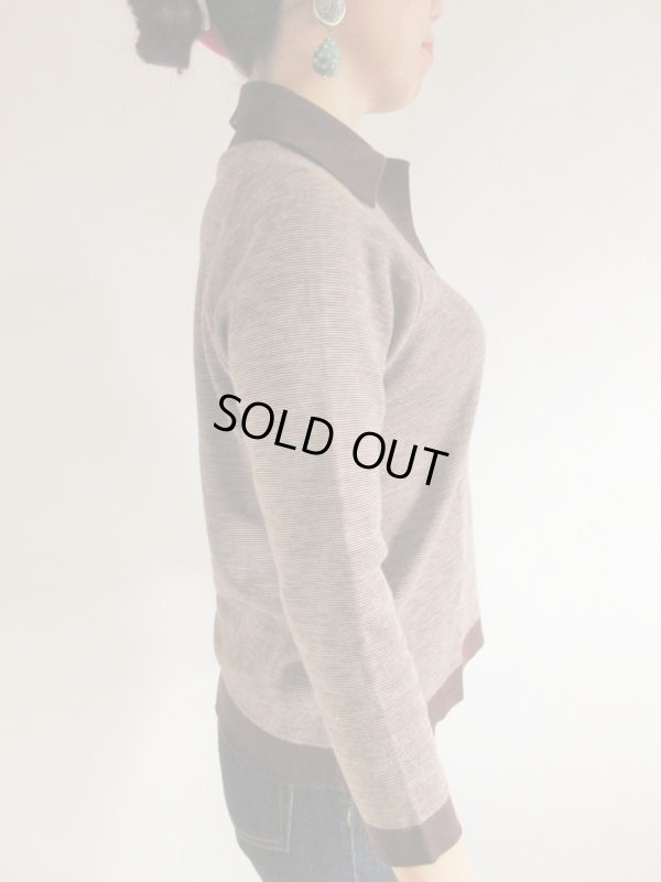 画像4: 【春先までどうぞ*】１３号シンプル切り替えニット