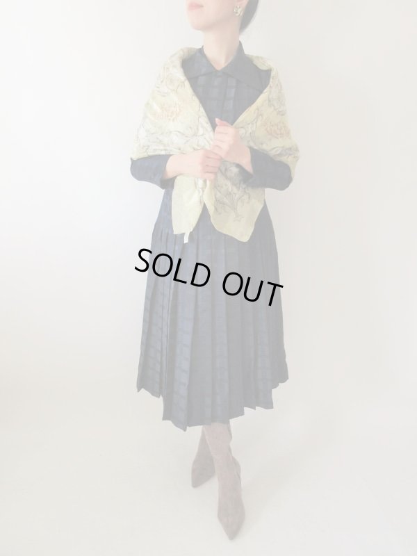 画像6: 【きっとこれからも*】濃紺正統派ワンピース