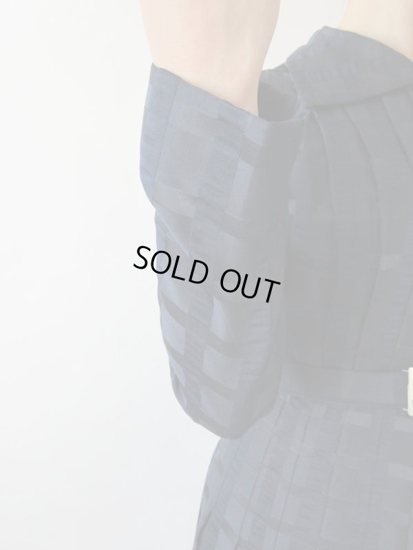 画像9: 【きっとこれからも*】濃紺正統派ワンピース