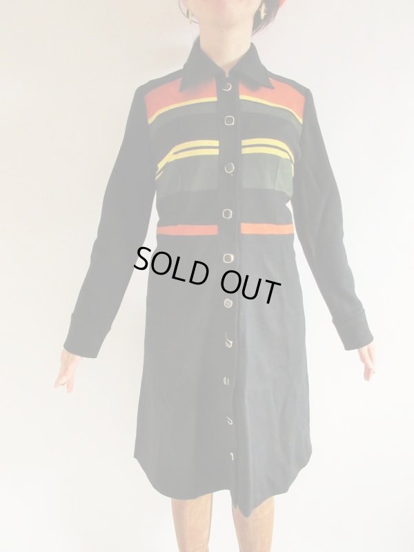 画像3: 【自慢したくなる1着*】レトロカラーボーダーワンピース