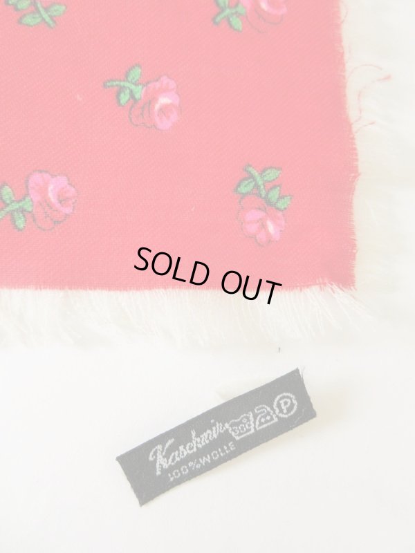 画像5: 【赤でチャーミングにインパクト*】小花柄スカーフ