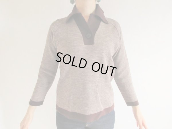 画像3: 【春先までどうぞ*】１３号シンプル切り替えニット