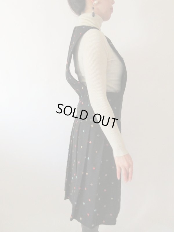 画像4: 【水玉のニュアンス*】立体水玉ワンピース