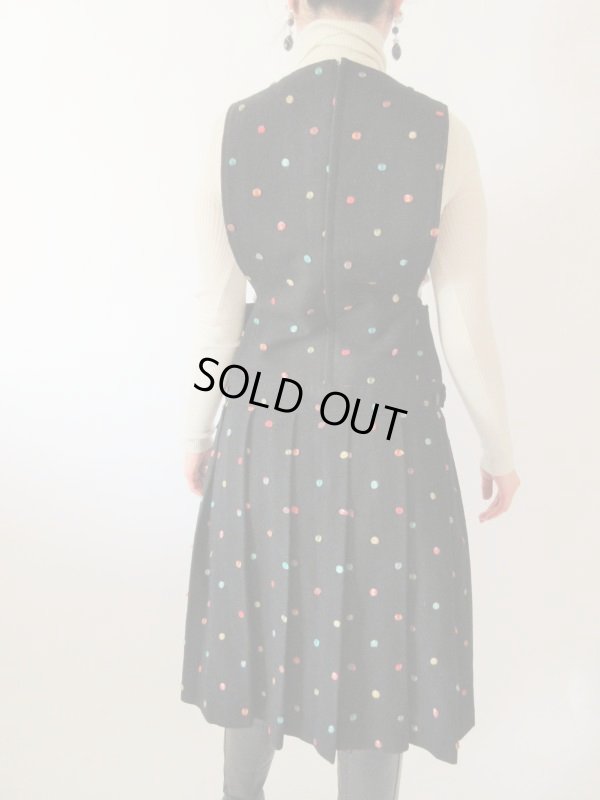 画像5: 【水玉のニュアンス*】立体水玉ワンピース