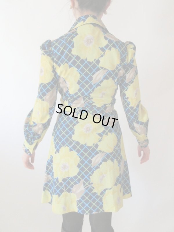 画像4: 【カラフル好きやねん*】レトロフラワーワンピ