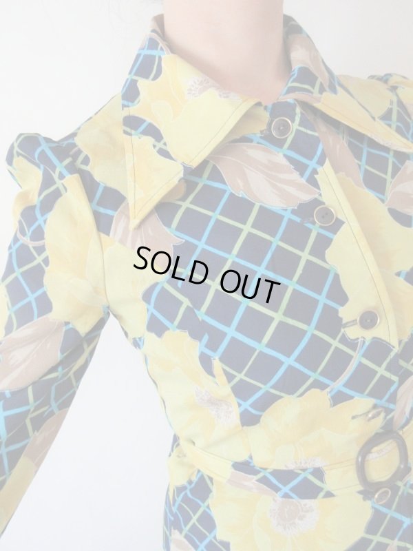 画像6: 【カラフル好きやねん*】レトロフラワーワンピ