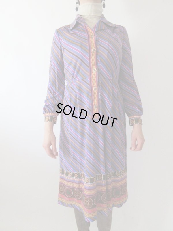 画像3: 【大胆な色使い*】カラフル配色ワンピ