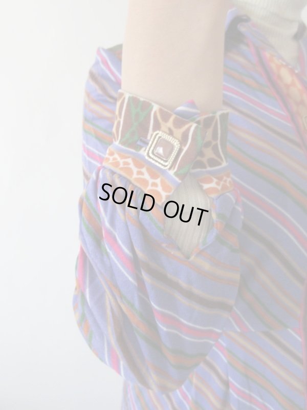 画像6: 【大胆な色使い*】カラフル配色ワンピ