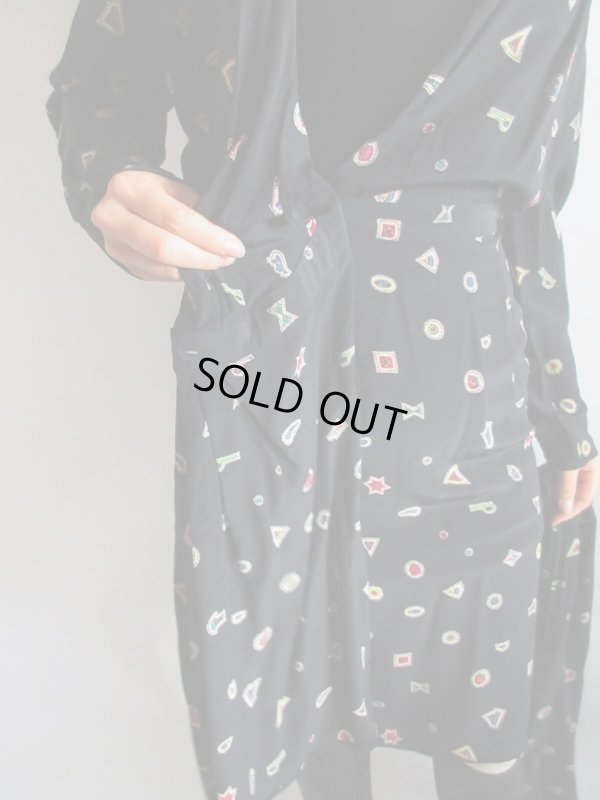 画像9: 【リッチなシルク*】Italy製ラップデザインワンピース