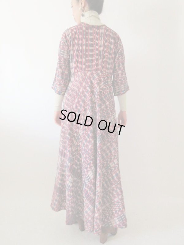 画像6: 【大胆にドラマティックに*】切り替えデザインのマキシ丈ワンピース