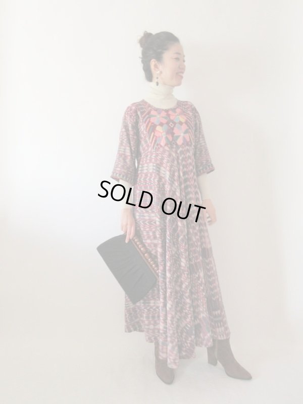 画像3: 【大胆にドラマティックに*】切り替えデザインのマキシ丈ワンピース