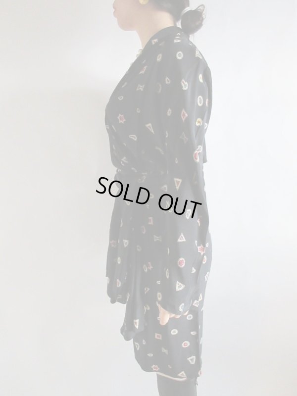 画像4: 【リッチなシルク*】Italy製ラップデザインワンピース