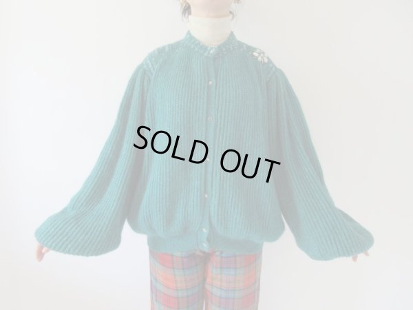 画像4: 【心躍る好発色*】たっぷりお袖のイタリー製カーディガン