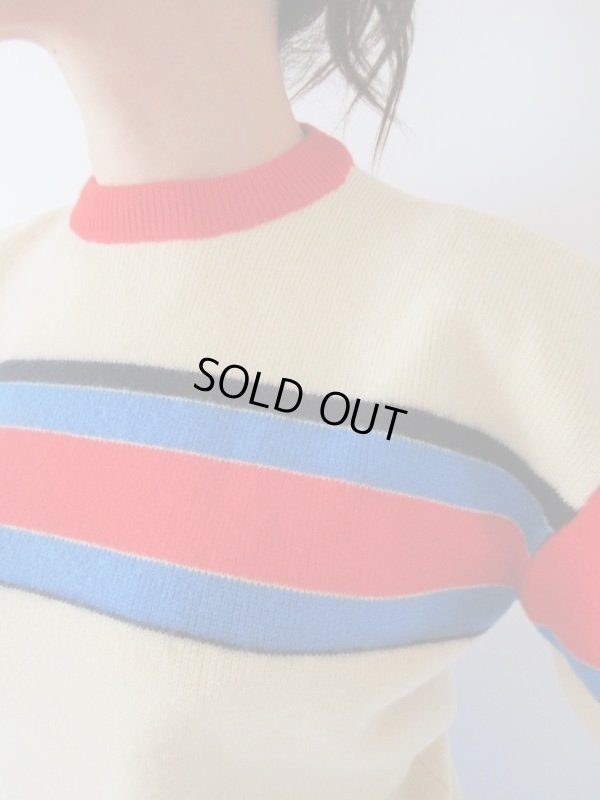 画像7: 【鮮度バツグン*】トリコロールボーダーニット