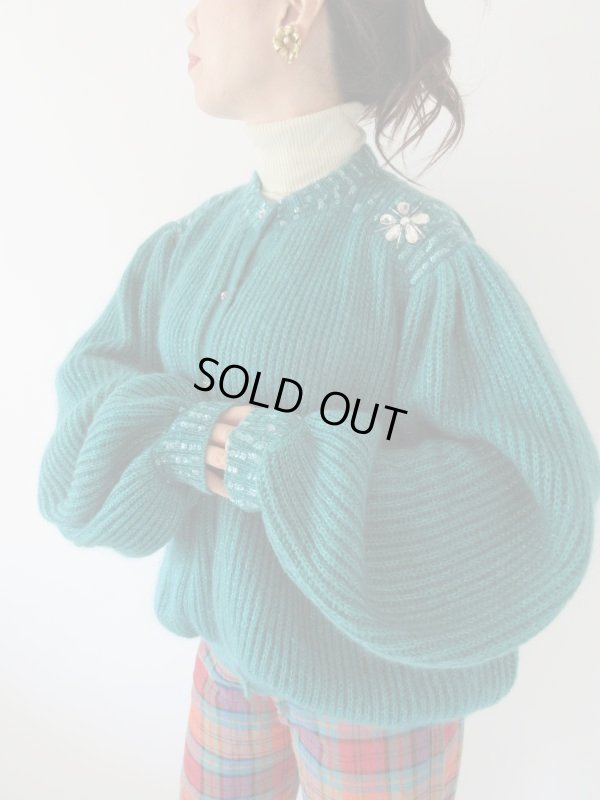 画像3: 【心躍る好発色*】たっぷりお袖のイタリー製カーディガン