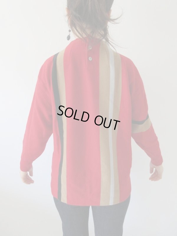 画像5: 【コケティッシュな魅力を*】レトロストライプニット