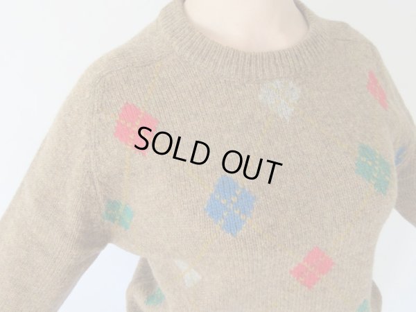 画像6: 【なつかしく可愛らしく*】アーガイルニット