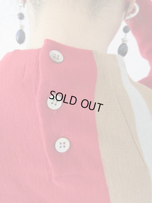 画像6: 【コケティッシュな魅力を*】レトロストライプニット