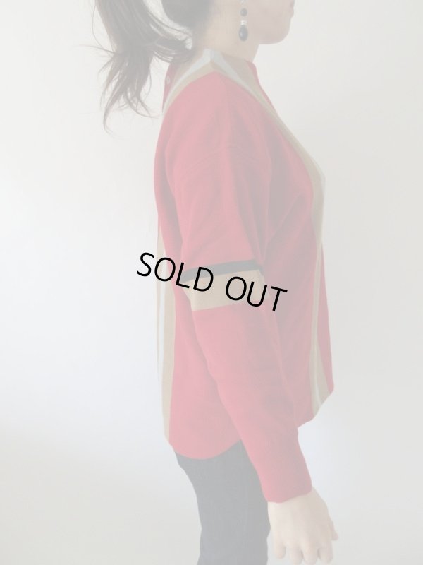 画像4: 【コケティッシュな魅力を*】レトロストライプニット