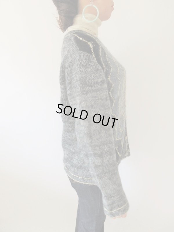 画像4: 【大人可愛く羽織りたい*】グラデーションデザインニット