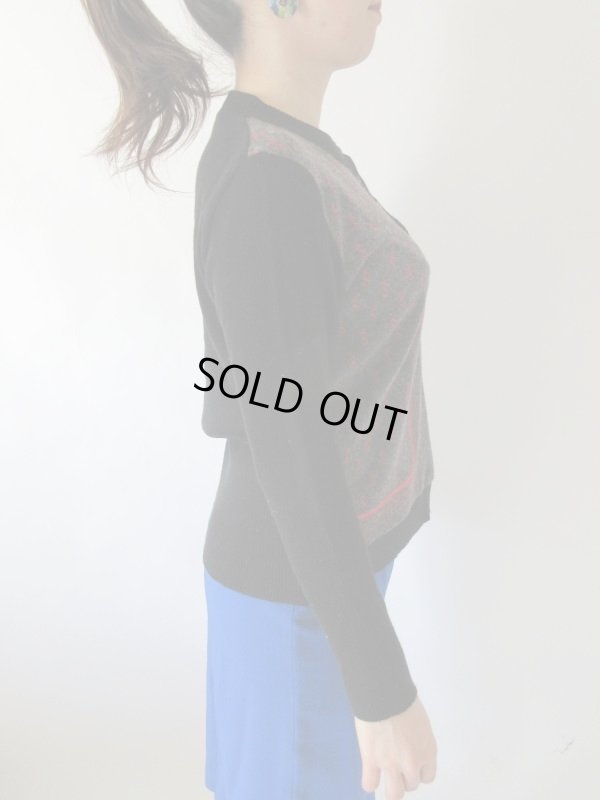 画像4: 【なつかしく可愛らしく*】切り替えデザインニット