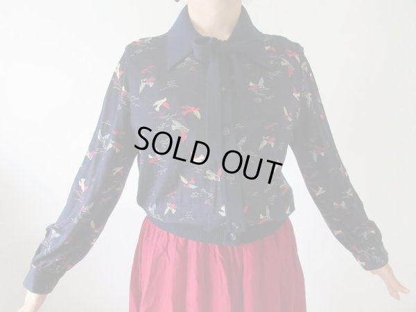 画像3: 【リボンも可愛い*】羽ばたく鳥さんニット