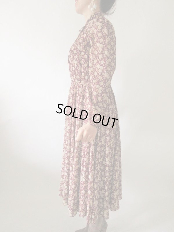 画像4: 【ドラマチックなシルエット*】クラシカルフラワーワンピース 