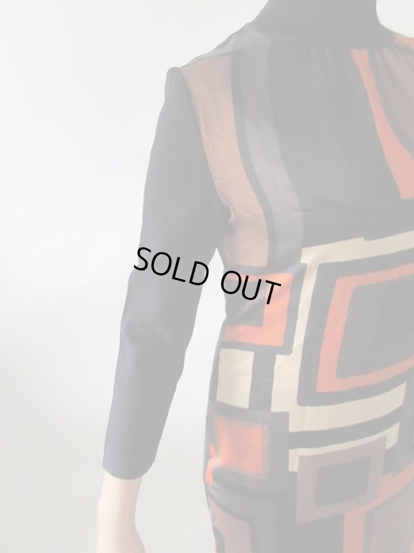 画像7: 【大人っぽくレトロを気取る*】pierre cardinのヴィンテージワンピース