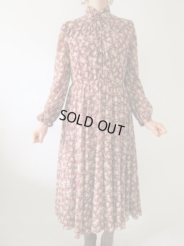 画像3: 【ドラマチックなシルエット*】クラシカルフラワーワンピース 