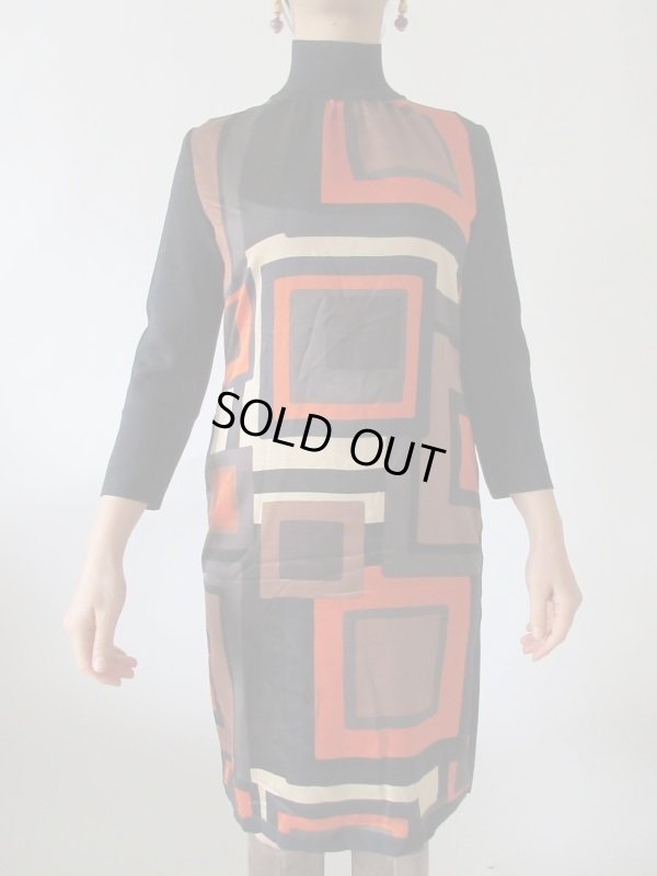 画像3: 【大人っぽくレトロを気取る*】pierre cardinのヴィンテージワンピース