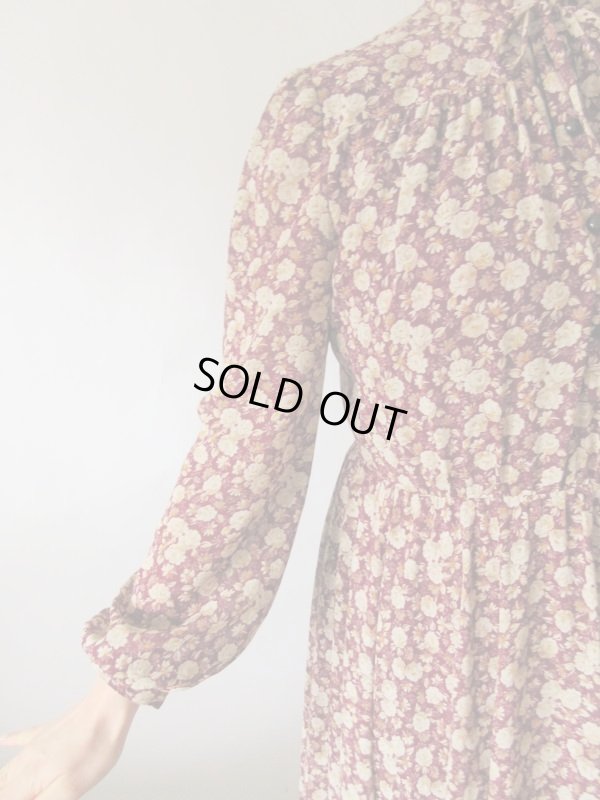 画像7: 【ドラマチックなシルエット*】クラシカルフラワーワンピース 