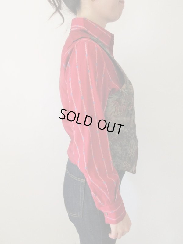 画像4: 【ゴブラン織りの美しさ*】貴婦人と馬車のベスト