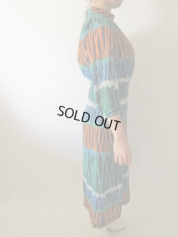 画像4: 【大胆な色使い*】カラフル配色ワンピース