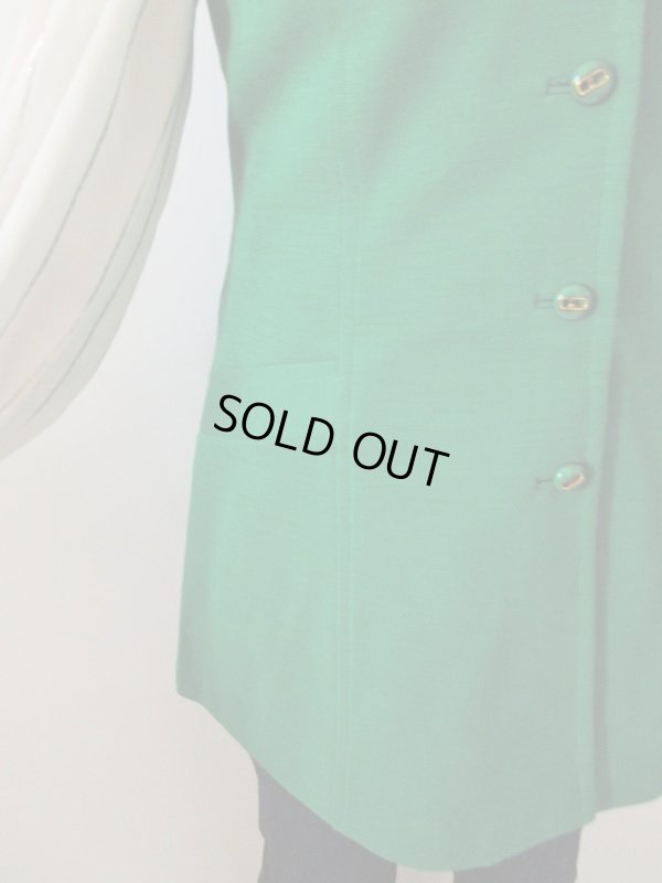 画像7: 【目に飛び込んでくるインパクト*】鮮やかグリーンのロングベスト