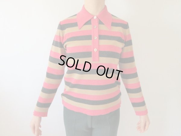 画像3: 【さりげなく可愛く*】チャーミング配色のボーダーニット