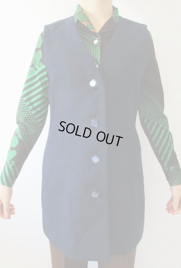 画像3: 【着回し力に自信あり*】ネイビーのロングベスト