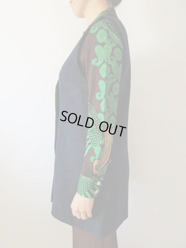 画像4: 【着回し力に自信あり*】ネイビーのロングベスト