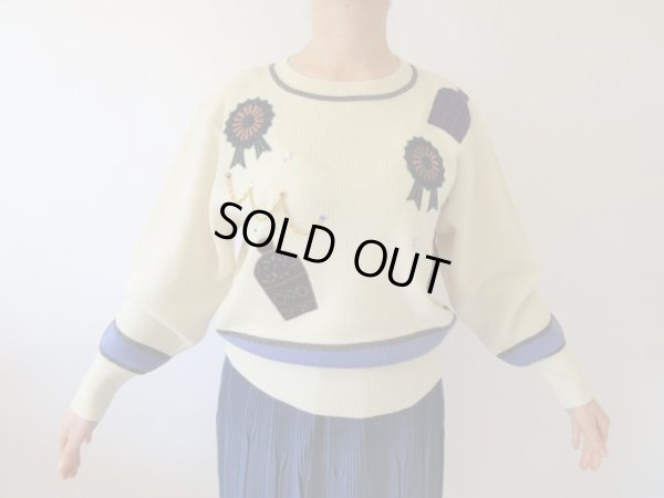 画像3: 【レディーの遊び心*】レディーなモチーフデザインニット