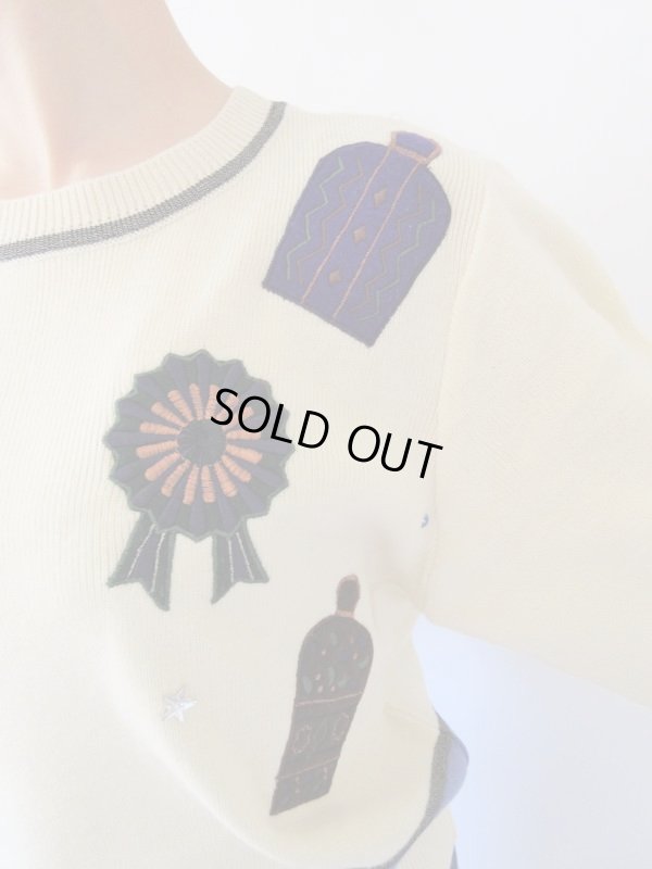 画像8: 【レディーの遊び心*】レディーなモチーフデザインニット