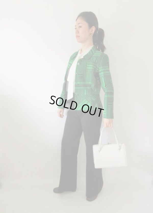 画像3: 【バッグと2点セットでお届け*】超美品*レトロモダン柄ジャケット
