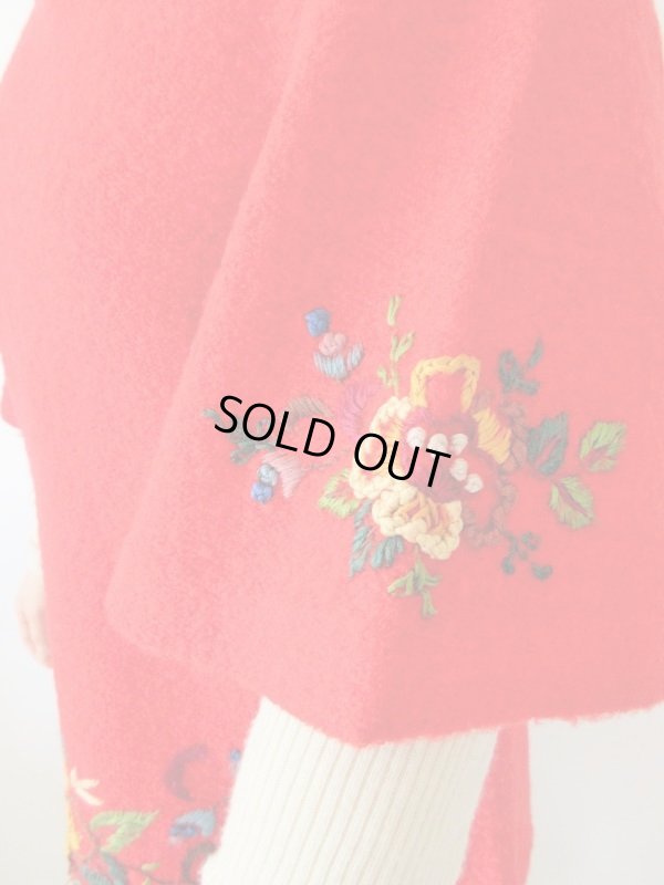 画像6: 【末広がりシルエット*】お花柄ステッチチュニック