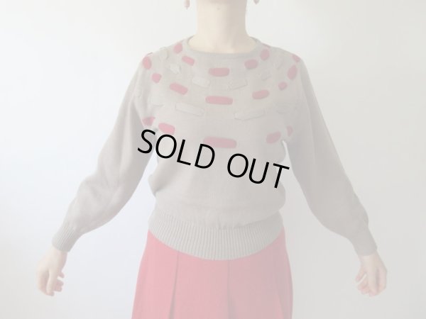 画像3: 【さりげなくレディーに*】ステッチデザインニット