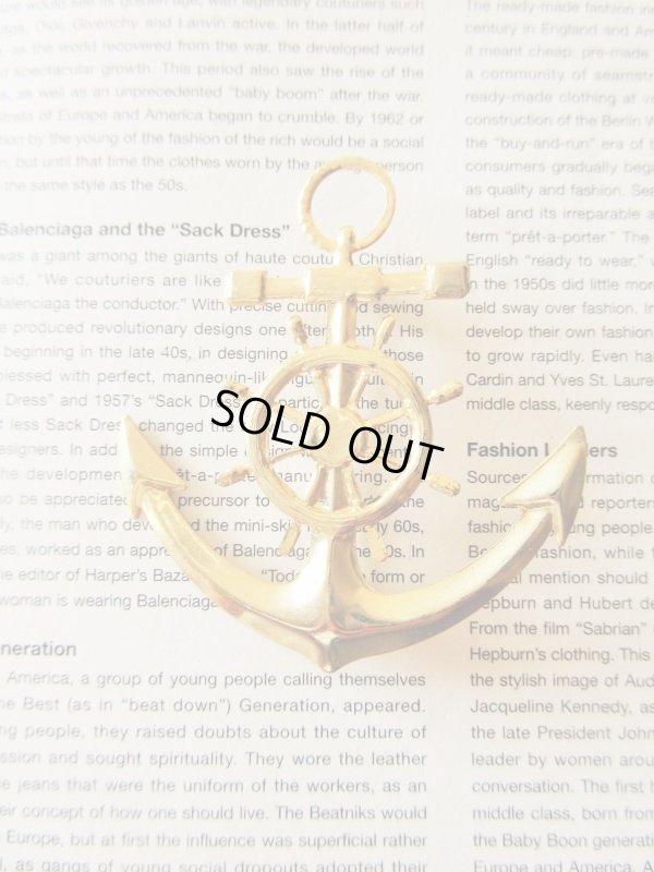 画像3: 【マリンな遊び心を*】Dead stock*イカリブローチ