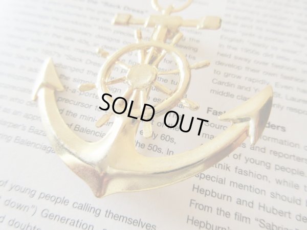 画像4: 【マリンな遊び心を*】Dead stock*イカリブローチ