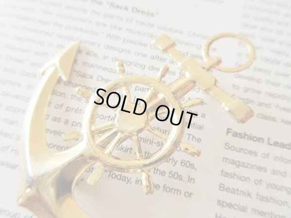 画像5: 【マリンな遊び心を*】Dead stock*イカリブローチ