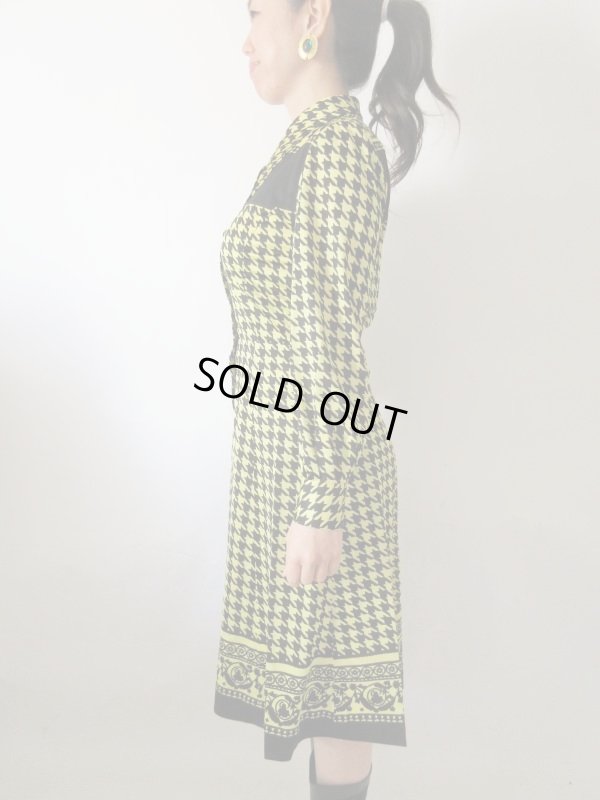 画像4: 【スパイスの効いたインパクト*】バイカラーデザインワンピース