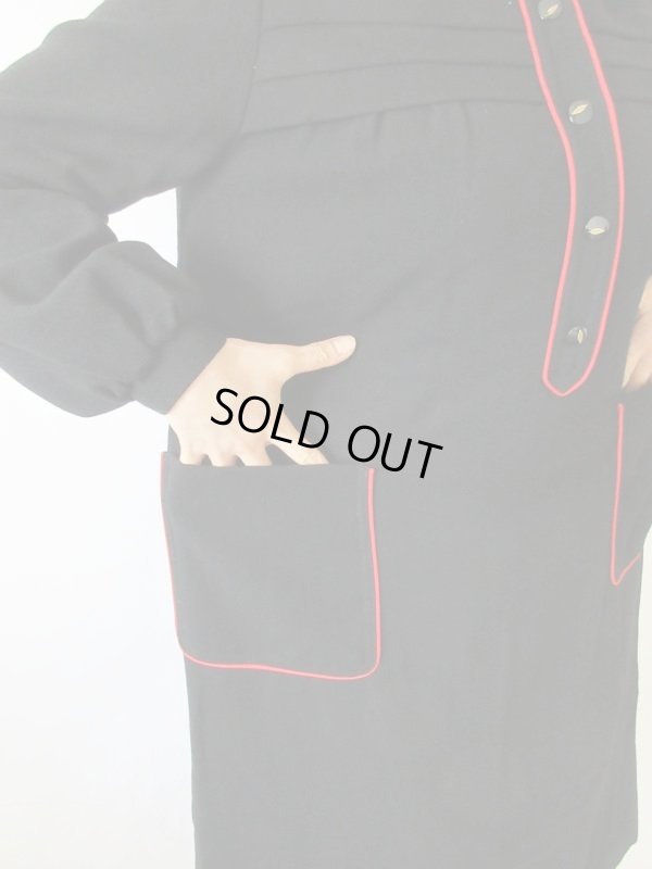 画像8: 【パリっ子みたいにこなれた感じで*】差し色レッドのゆったりワンピース