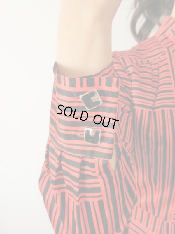 画像5: 【レトロモダンを気取るなら*】レトロデザインワンピース